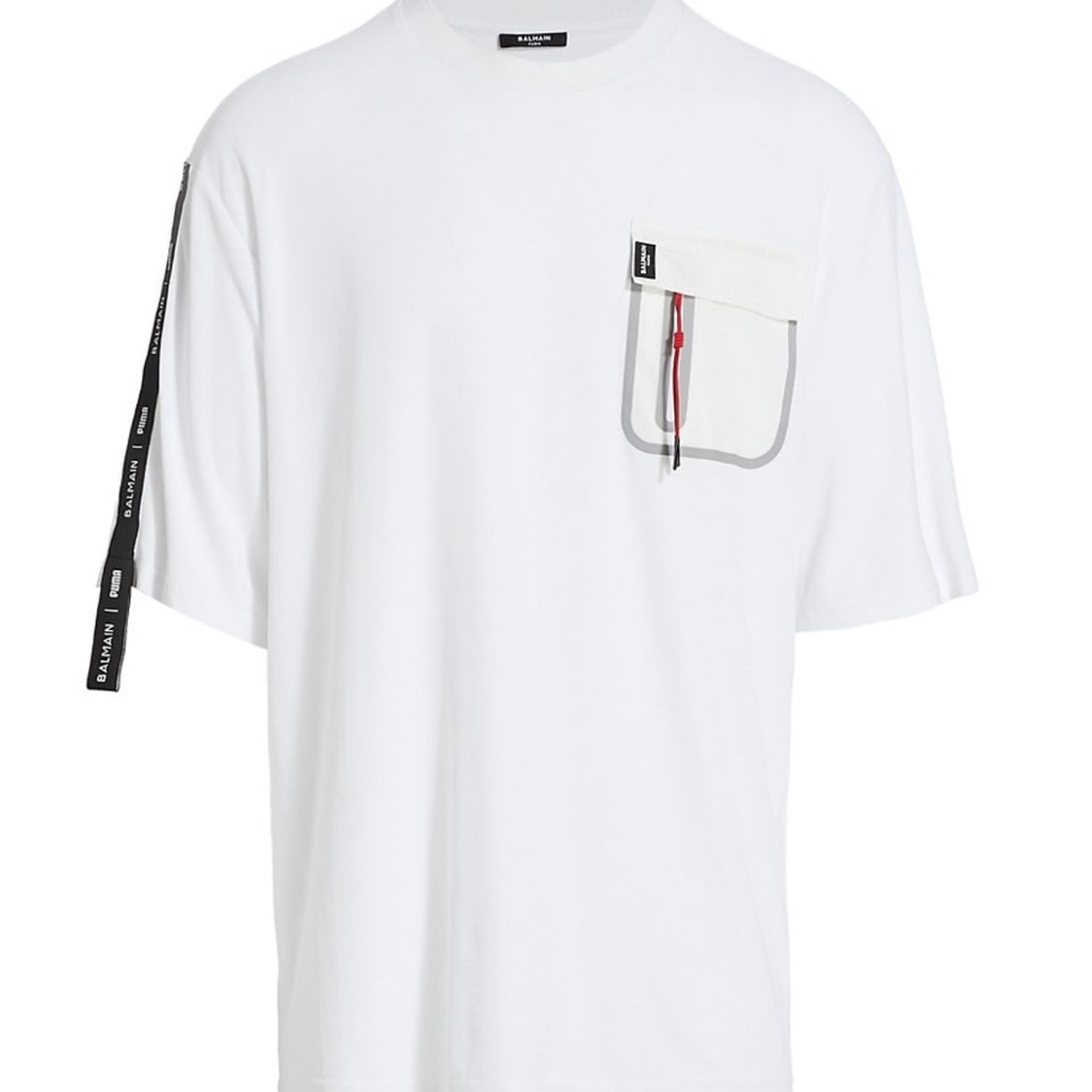 NWT Balmain x Puma Poche Technique Oversized T-shirt